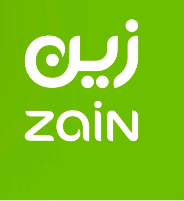 شعار زين 5G وألياف بصرية